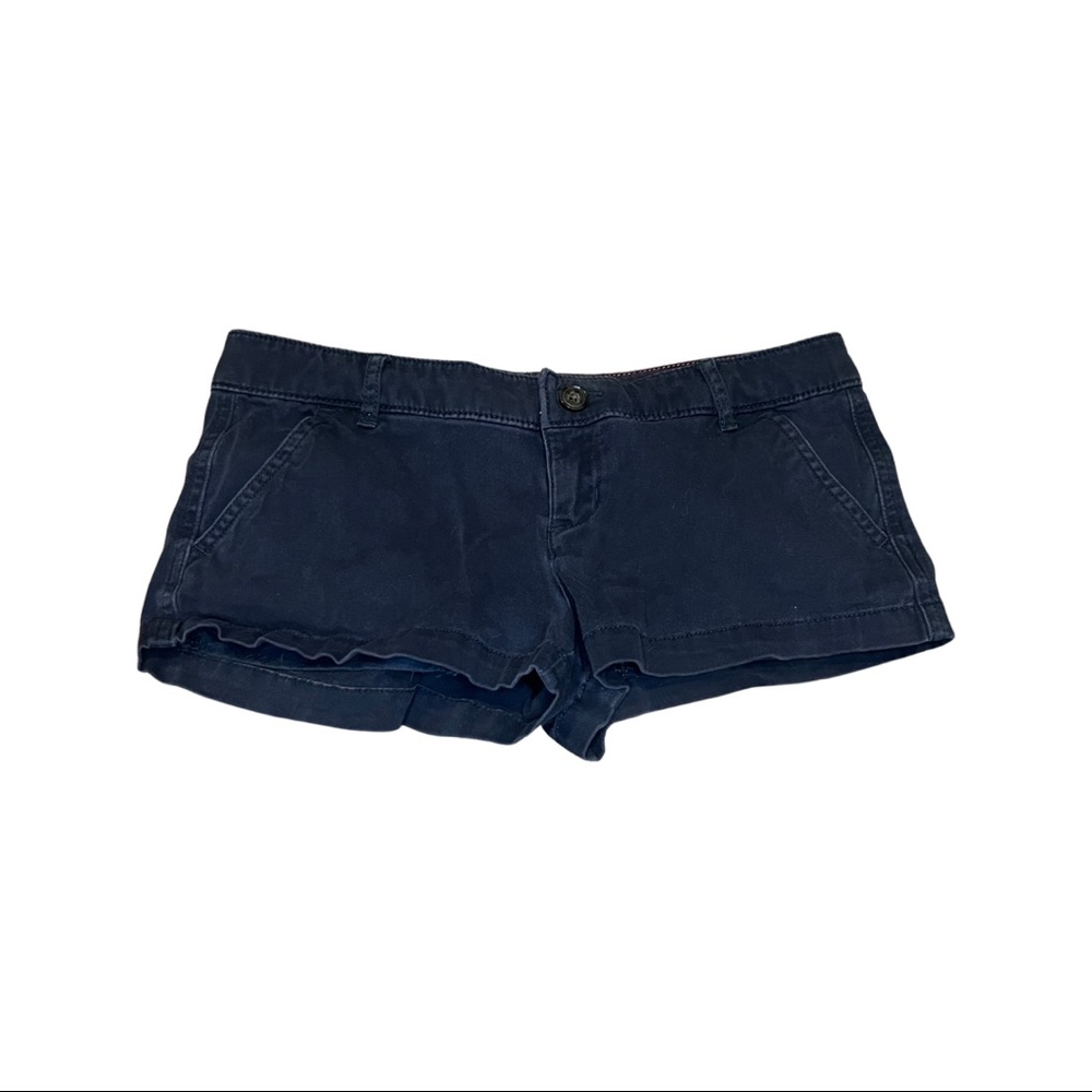 Navy Blue Hollister Shorts Great Condition Size 3 W26